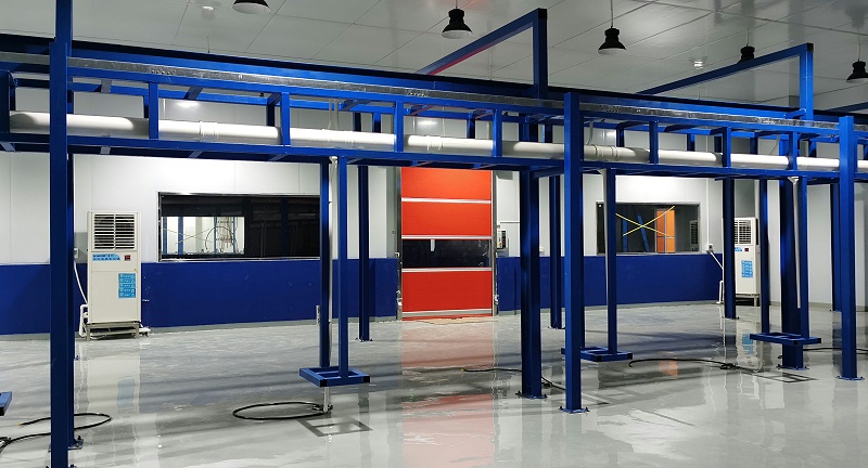 食品廠車間整體制冷降溫，應(yīng)用蒸發(fā)冷省電空調(diào)-立式軸流柜機(jī)
