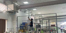 大型制衣廠區(qū)域降溫，應(yīng)用蒸發(fā)冷省電空調(diào)-臥式管道空調(diào)機(jī)組
