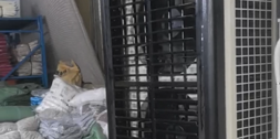 制衣廠整體降溫，應用蒸發冷省電空調-立式軸流雙風口