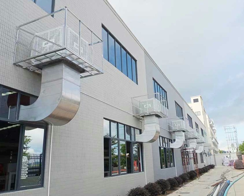 工業(yè)車間通風換氣降溫，應用工廠冷風機